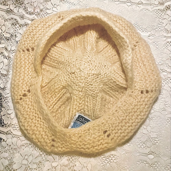 🐑JOHN MOLLOY🐑 WOOLLY CROCHET HAT HANDMADE IN NORTHERN IRELAND VTG PERFECT🇮🇪 - Picture 6 of 11